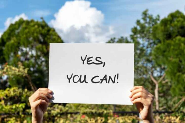 How to encourage yourself when you feel like giving up.