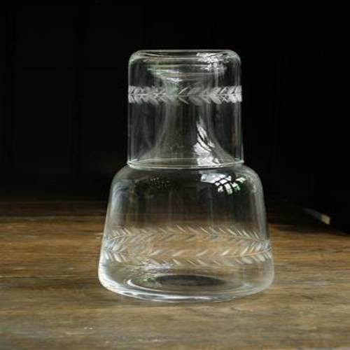 water carafe and glass