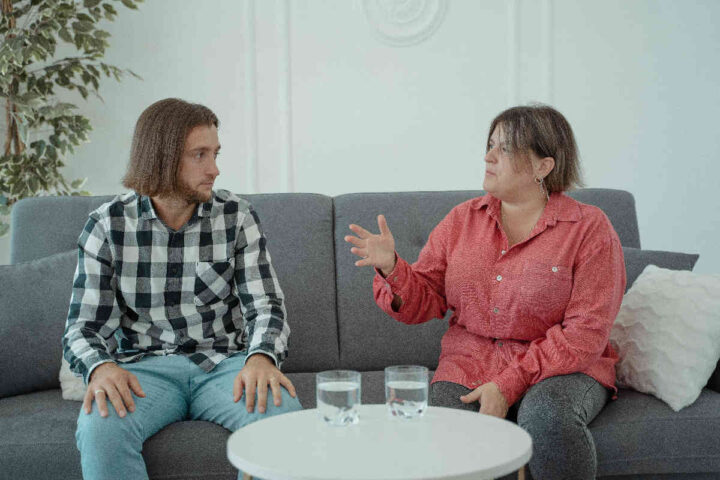 Couple communicating better with each other