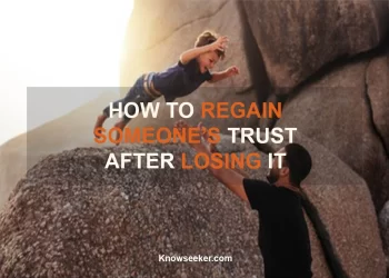 Regaining trust