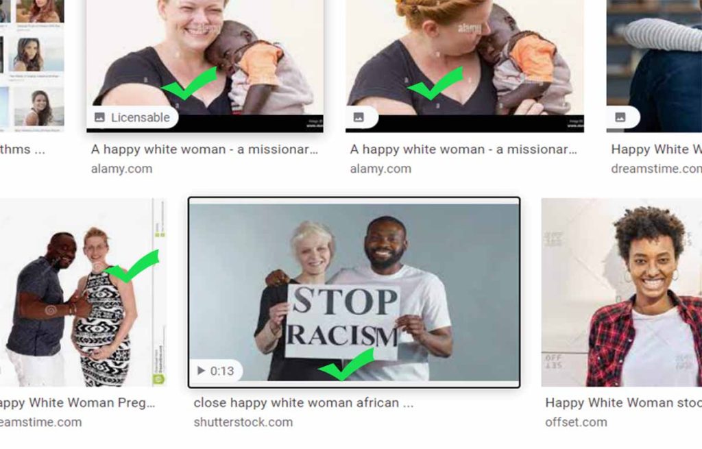 Google Images eliminating racial bias and prejudice