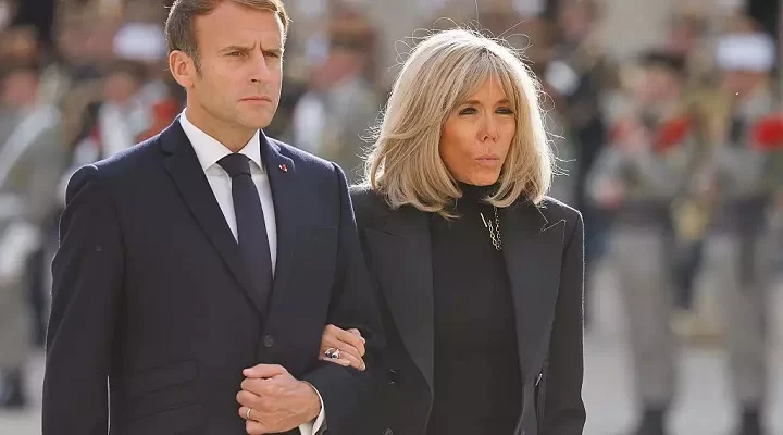 Emmanuel and Brigitte Macron