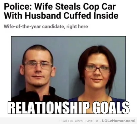 Wife who want to jail trying to save her husband from the police