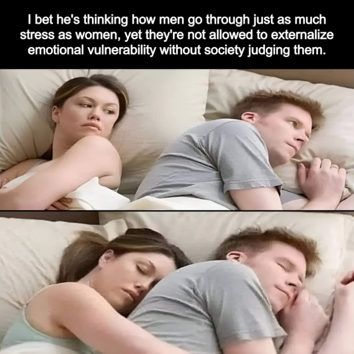 Wife who is concerned about what her husband feels