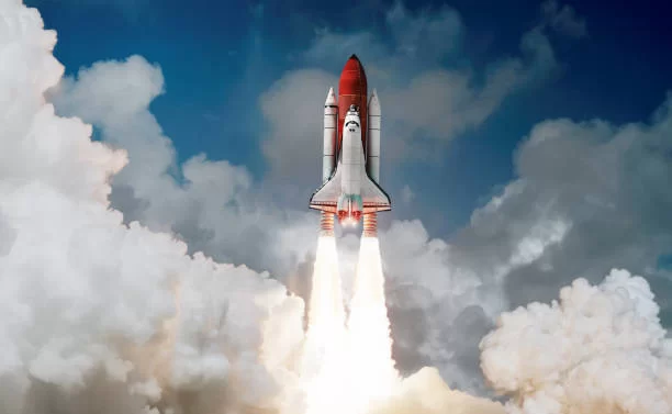 Rocket shuttle launch