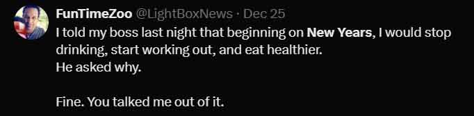 Funny new year resolutions