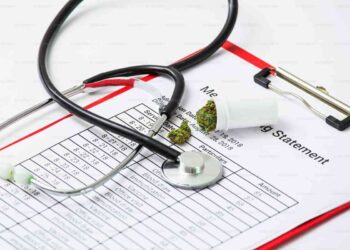 marijuana with stethoscope
