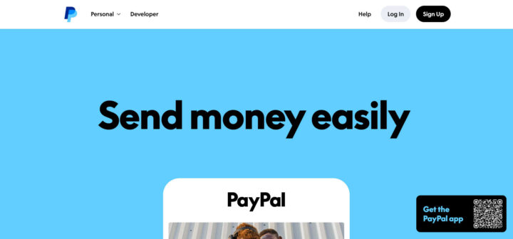 PayPal NG home