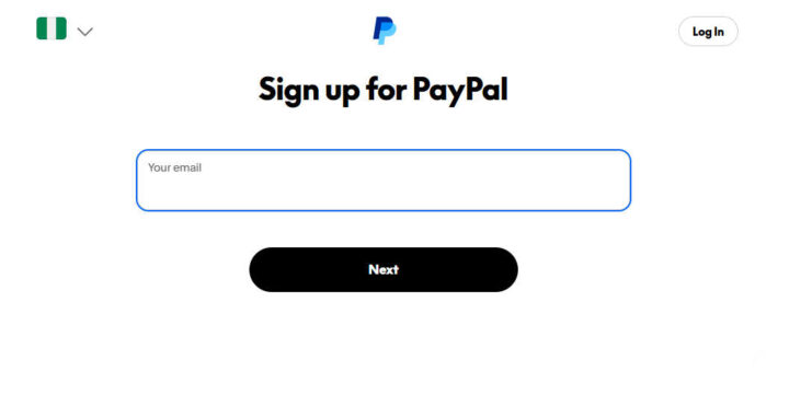 Personal PayPal account registration